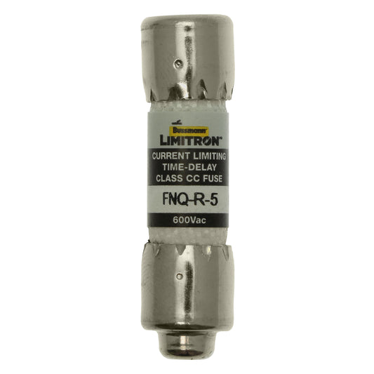 Eaton Bussmann FNQ-R-5 Class CC Time-Delay Dual-Element Fuse, 5 A 600 VAC 200 kA – Pack of 10