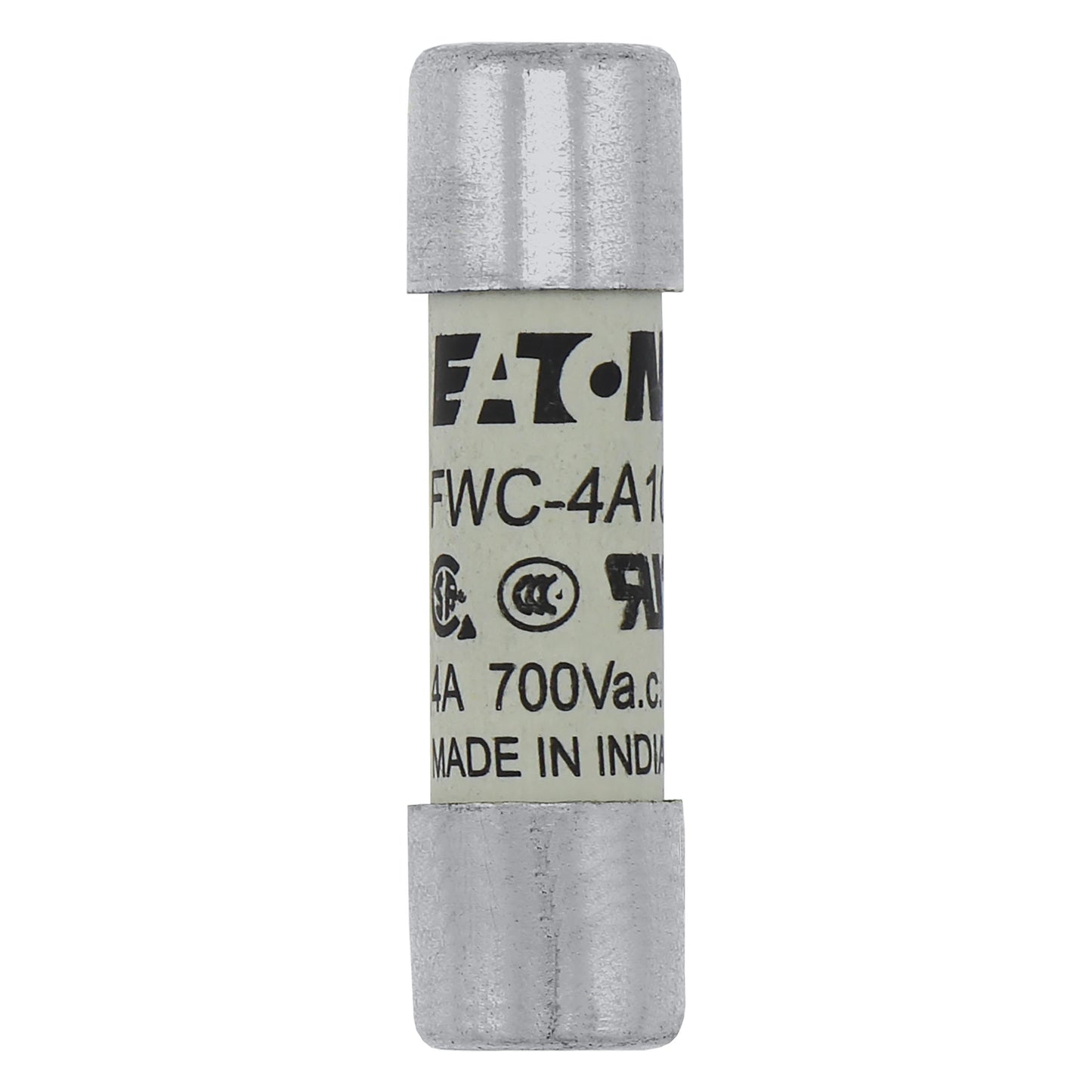 Eaton FWC-4A10F Fuse, 4A 600V, Fast-Acting Ferrule, 10x38mm - Pack of 10