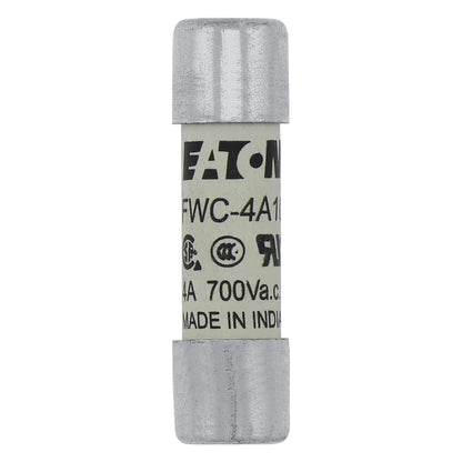 Eaton FWC-4A10F Fuse, 4A 600V, Fast-Acting Ferrule, 10x38mm - Pack of 10