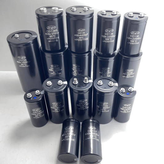 Jianghai CD136 Series 1000μF 100V Screw Terminal Aluminum Electrolytic Capacitor, 36×53mm