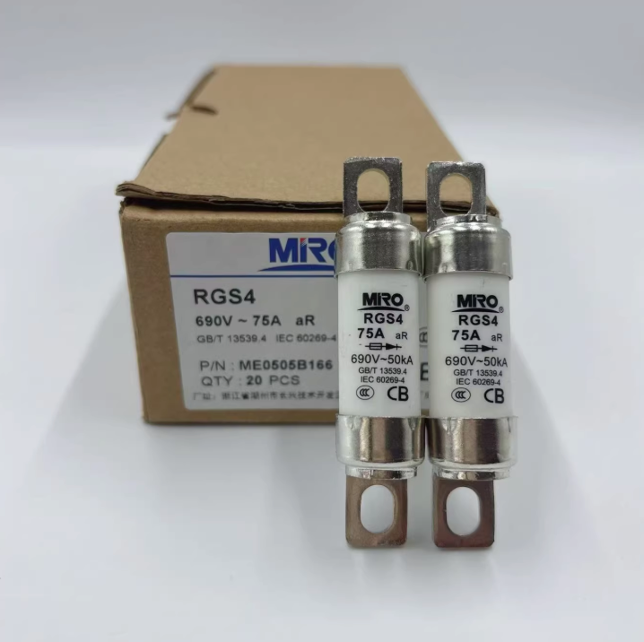 MIRO RGS4-100A RGS Series Semiconductor Protection Fuse, 100A, 690V aR ...