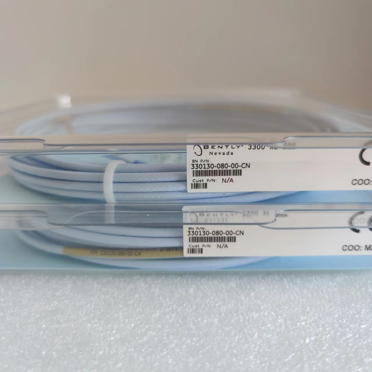 Bently Nevada 330130-080-02-00 3300 XL Standard Extension Cable, 8.0 m Length, Connector Protectors, 2-Pin, 20-100 ft System Length