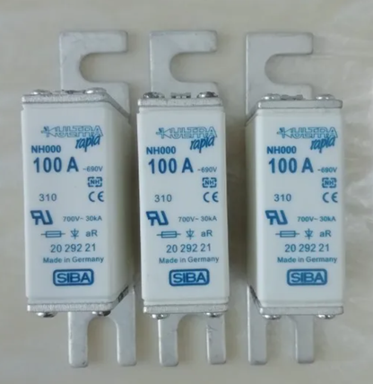 Siba NH000 35A 160A 2029221 aR Fuses