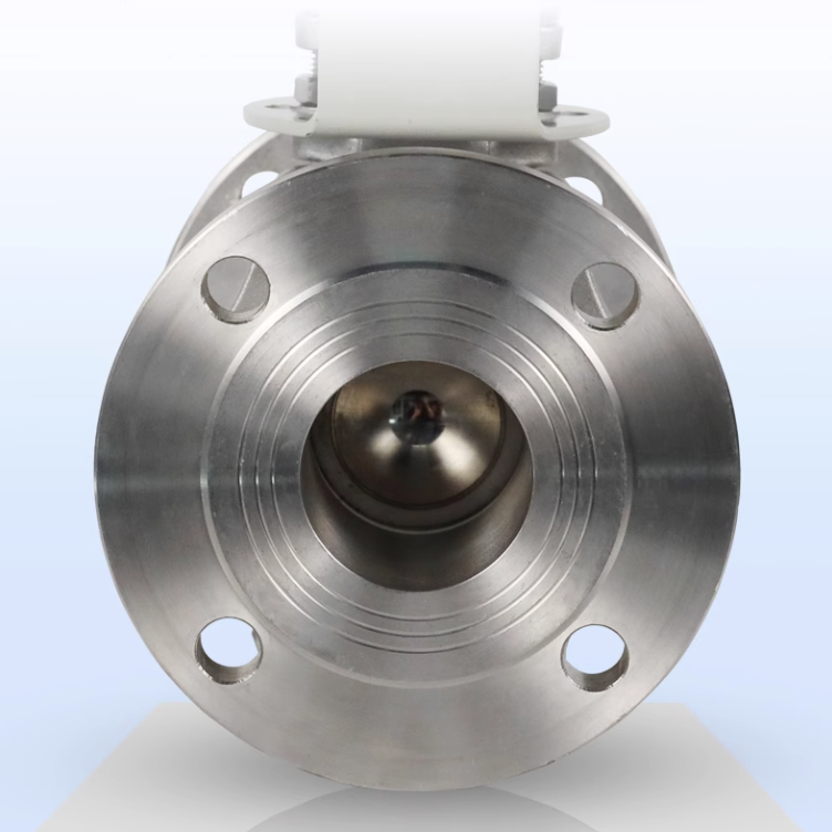 HUGONG Q941F-16P DN20 Electric flange 304 stainless steel ball valve high temperature corrosion resistant switching valve