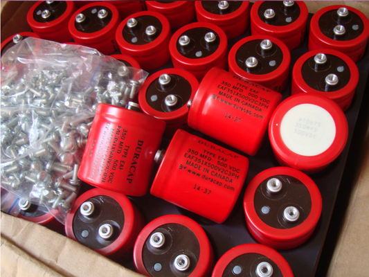Condensador DURACAP EAF351X500V2C3PH 500 VCC 350 UF 350 MFD 50 x 55 mm (24 piezas)