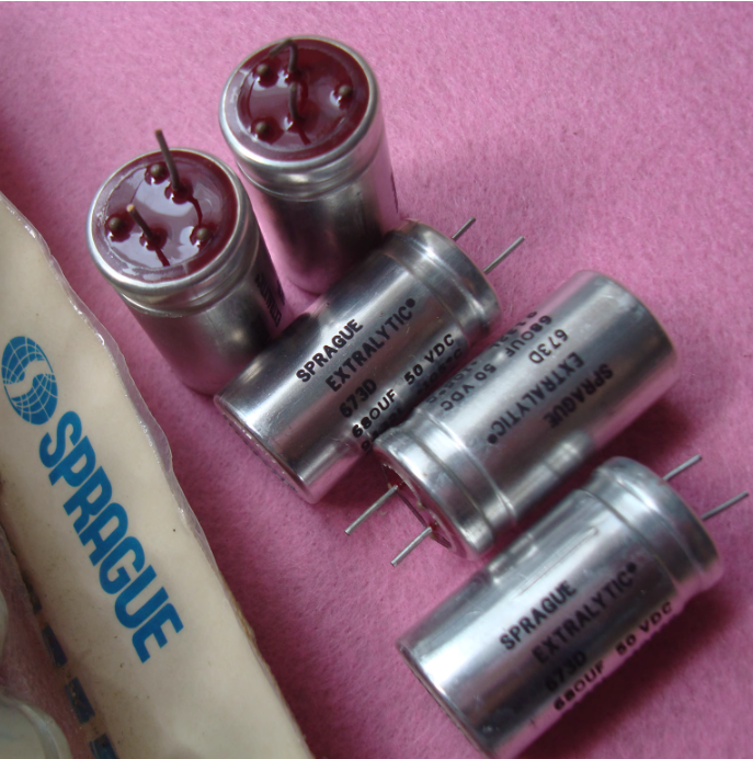 SPRAGUE EXTRALYTIC 50V 680UF Capacitor (12Pieces)