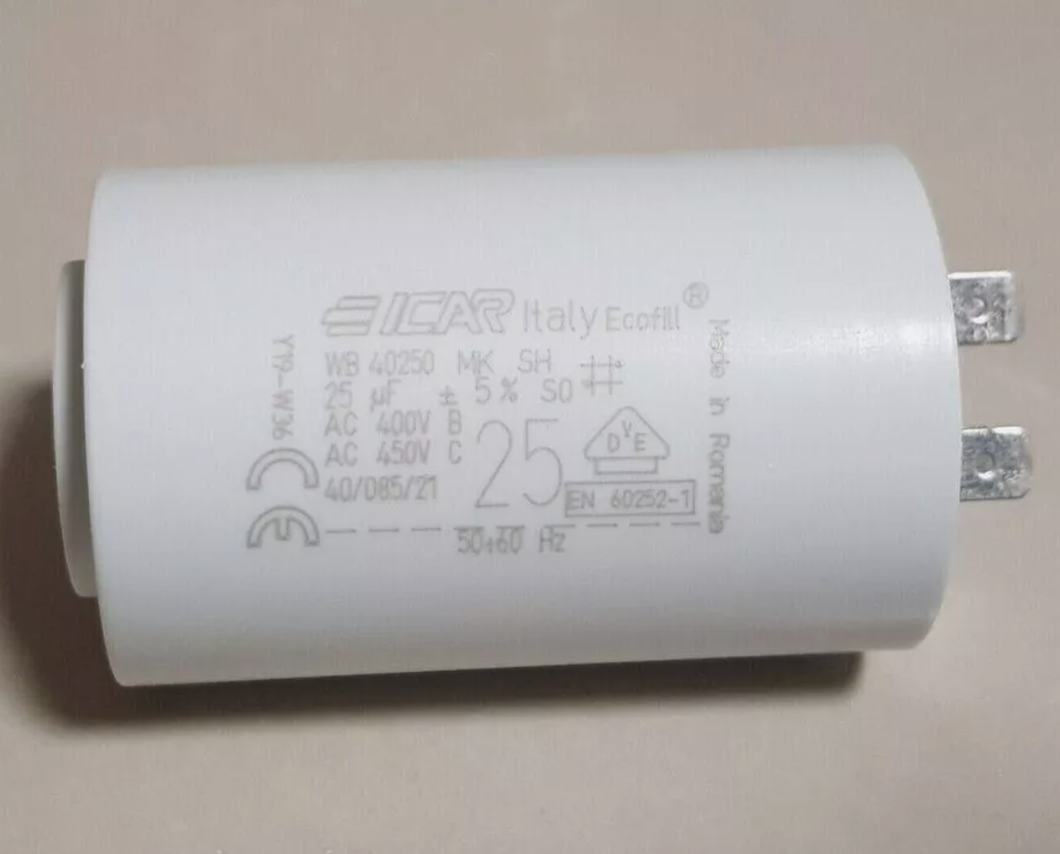 Condensador Icar WB40250 MK SH 25UF 400V 450V (4 piezas)