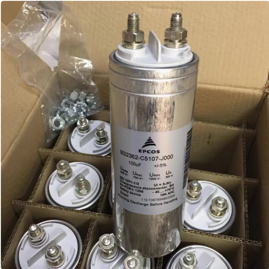 EPCOS B32362-C5107-J000 100UF 500VAC 1200V Capacitor (9 Pieces)