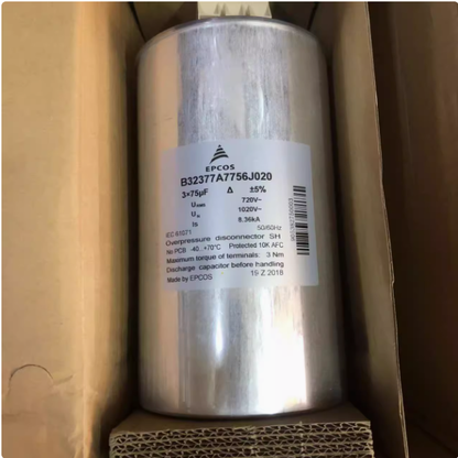 EPCOS B32377A7756J020 3X75UF±5%720V/1020VAC Capacitor