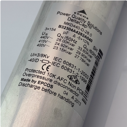 EPCOS B32304A4282A040 440VAC 3X154uF Capacitor