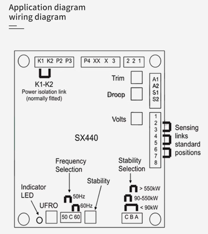 SX440 AUTOMATIC VOLTAGE REGULATOR (2 Pieces)