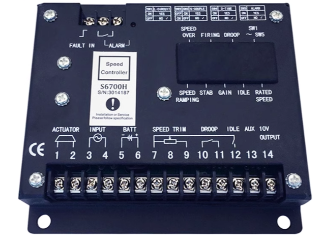 S6700H speed control board diesel generator set accessories S6700H electronic speed governor engine ESC board
