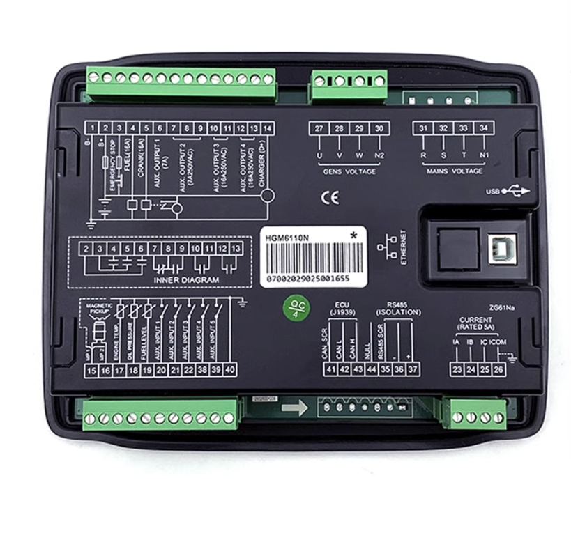 HGM6110N Original Zongzhi controller diesel generator set parts complete electronic control module