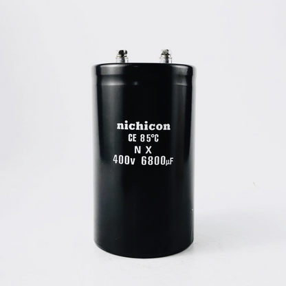 Nichicon CE Series Aluminum Electrolytic Capacitor, 1000uF 400V, 85°C, Snap-in Terminal - Pack of 9