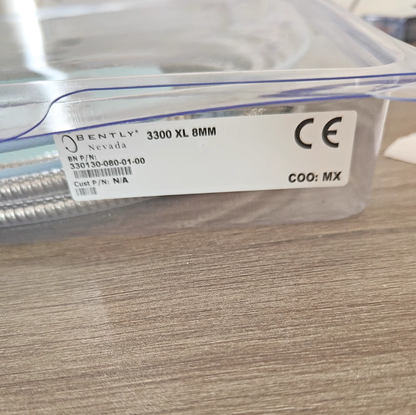 Bently Nevada 330130-080-02-00 3300 XL Standard Extension Cable, 8.0 m Length, Connector Protectors, 2-Pin, 20-100 ft System Length