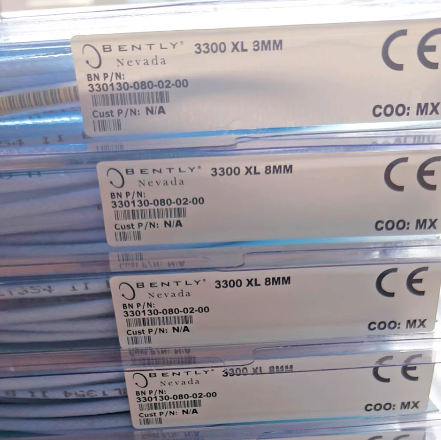 Bently Nevada 330130-080-02-00 3300 XL Standard Extension Cable, 8.0 m Length, Connector Protectors, 2-Pin, 20-100 ft System Length