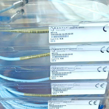 Bently Nevada 330105-02-12-15-12-CN 3300 XL 8 mm Reverse Mount Probe, 8 mm Gap, 1.5 m FluidLoc Cable, Miniature ClickLoc Coaxial Connector, PPS Tip, SST Case, CN Approvals