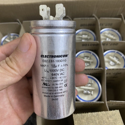 Condensador ELECTRONICON E62.E81-183D10 16A 1000V (12 piezas)