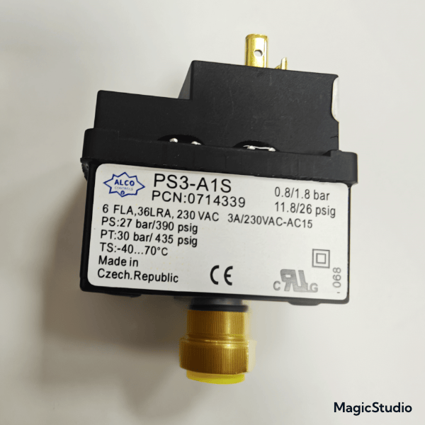 ALCO ALCO PS3-A1S Pressure Switch - Adjustable Low/High Differential & High Pressure Cut-Out (PCN 0714339)