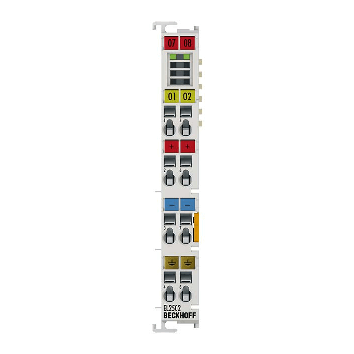 Beckhoff EL2502 EtherCAT Terminal PWM Output, 24V DC, 0.5A/Ch, 1 Hz–12 ...