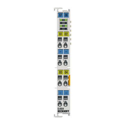 Beckhoff EL4004 EtherCAT Terminal 4-Channel Analog Output, 0–10 V, 12 ...