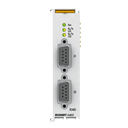 Beckhoff EL6022 EtherCAT Terminal 2-Channel RS422/RS485 Serial Interfa ...