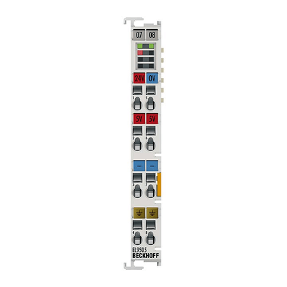 Beckhoff EL9505 EtherCAT Terminal Power Supply, 24V DC Input, 5V DC Ou ...