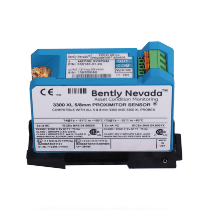 Bently Nevada Bently Nevada 330180-91-05 3300 XL Proximitor Sensor, 9 Meter System Length, 5 Meter Extension Cable, 3/8-24 UNF Thread