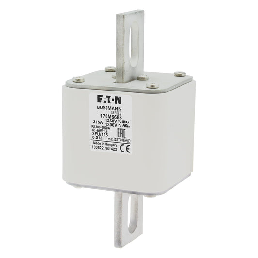 Bussmann 170M6688 3pcs Bussmann 170M6688 315A 1250V Fuses
