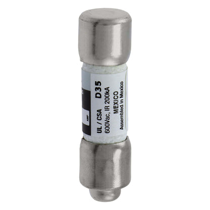 Bussmann Eaton Bussmann FNQ-R-3/4 Class CC Time-Delay Fuse, 0.75 A 600 VAC 200 kA 10×38 mm Pack of 10