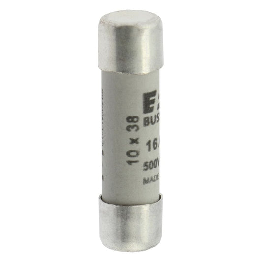 Bussmann Eaton C10G16 Cylindrical Fuse, 16 A 500 Vac, Class gG/gL, 10×38 mm – Pack of 10