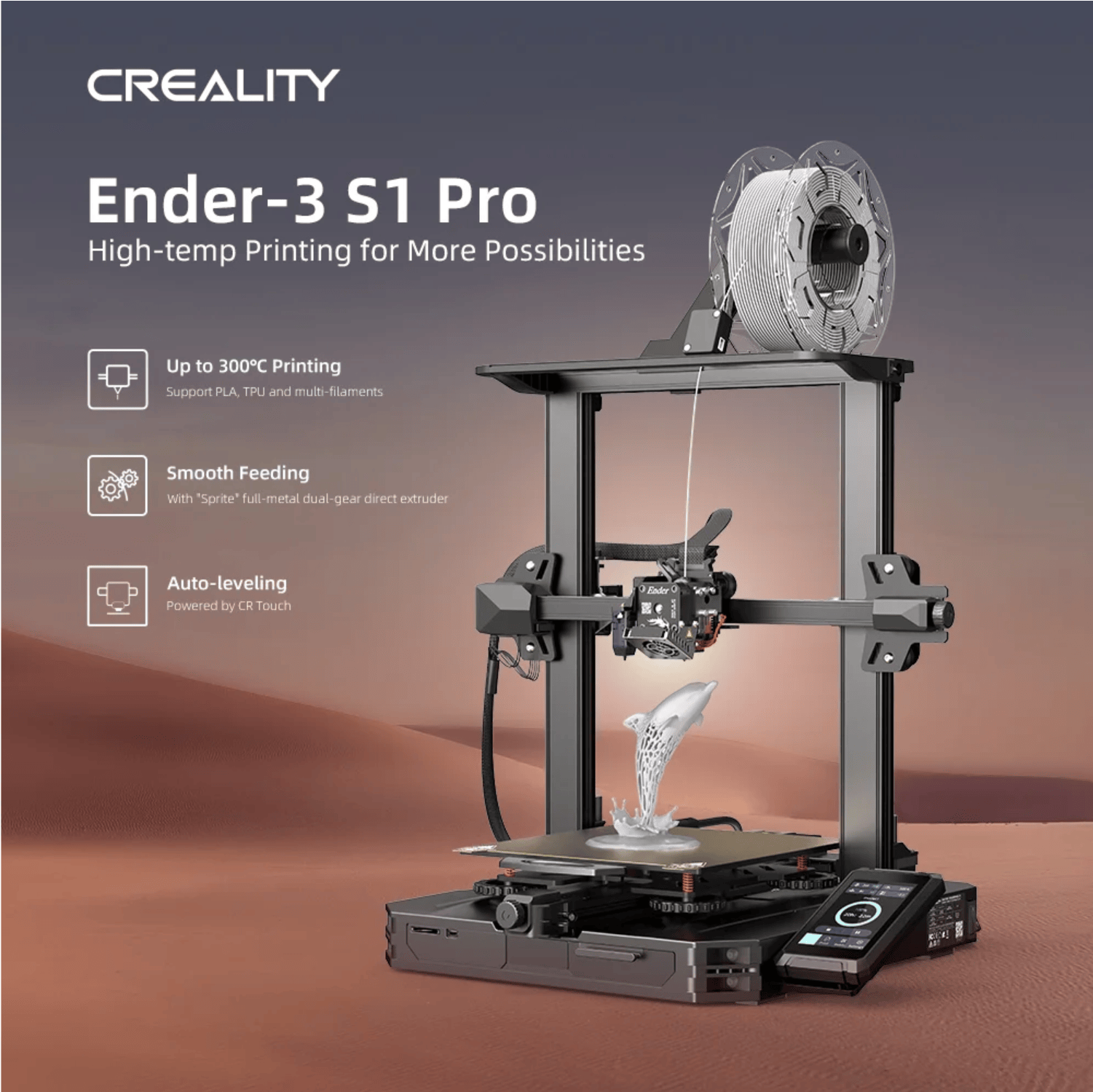 CREALITY 3D Printer Ender-3 S1 Pro 3D Printer - CREALITY