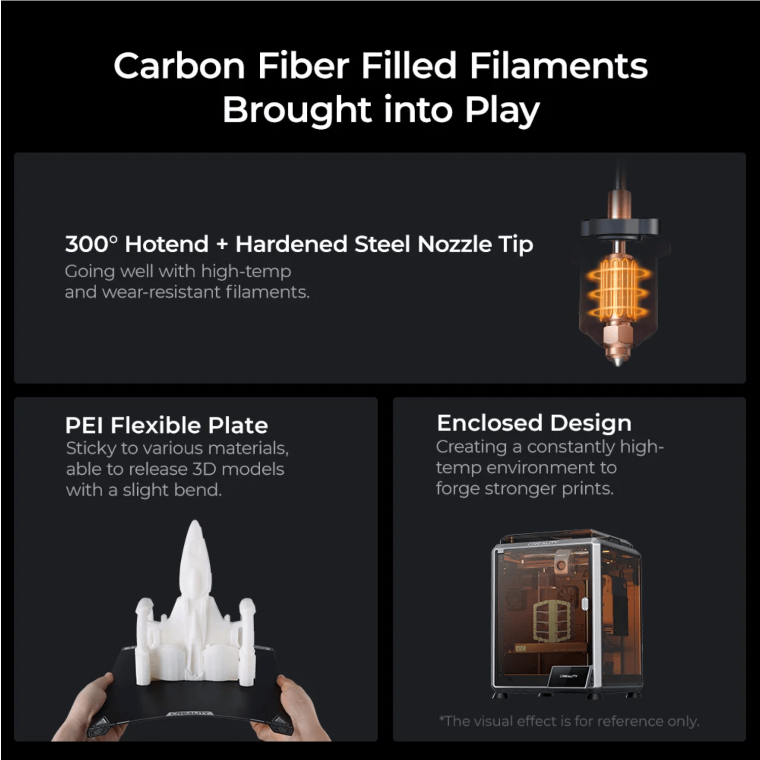 CREALITY 3D Printer K1C Carbon Fiber 3D Printer - Creality