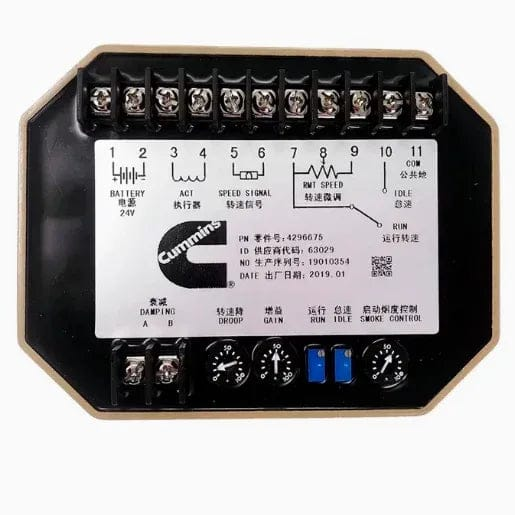 Cummins 4296675 Speed Control Board Cummins Genuine 4296675 Generator Electronic Speed Controller ESC Board（复制）