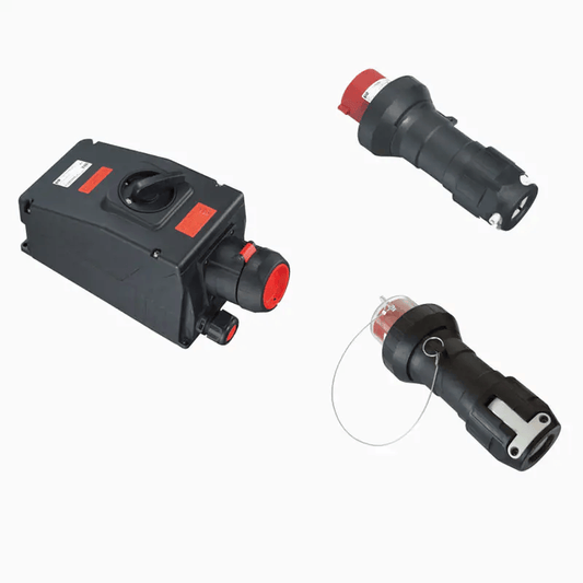 CZ Power Sockets CZ CZ0253 Explosion-proof Cable-Mounted Socket, All-Plastic, 10-150A, Ex de IIC T6 Gb, IP65