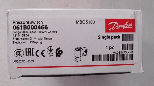 DANFOSS Danfoss MBC5100 061B000466 Pressure switch