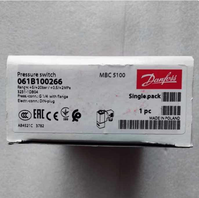 DANFOSS Danfoss MBC5100 061B100266 Pressure Switch
