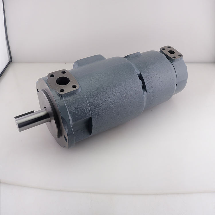 TOKIMEC SQP43-60-38 Dual Fixed Displacement Vane Pump, 60+38 cm³/rev, Parallel Square Key, 90° CW Delivery, Counter-Clockwise Rotation, Design 18