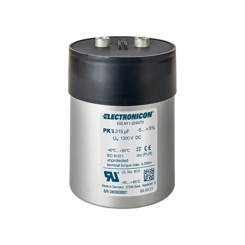 ELECTRONICON E50.N15-454nt1 Power Film Capacitor, 450µF 1100VDC, 80A Imax, 85x150mm - Pack of 10