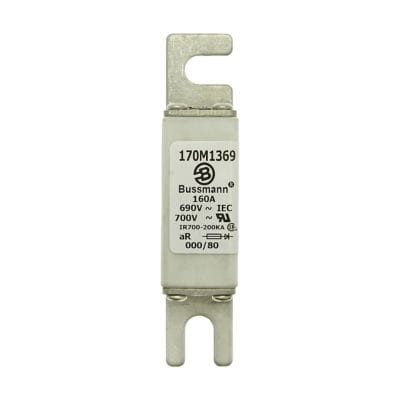 EATON 170M1369 10pcs Eaton 170M1369 Fuse, 100A 690V, gR Type, High Speed, Bolted, Size 00, Pack of 10