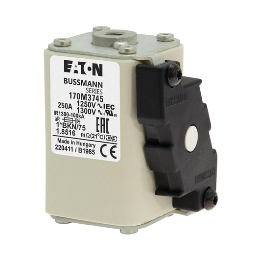 EATON 170M3745 3pcs Eaton 170M3745 Model code: FUSE 250A 1250V 1*FKE/115AR CU （pack of 3）
