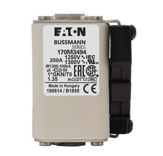 EATON EATON 170M3494 200A 1250V Fuses (2 Pieces)
