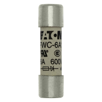 EATON Eaton FWC-6A10F Fuse, 6A 600V, Fast-Acting Ferrule, 10x38mm - Pack of 10