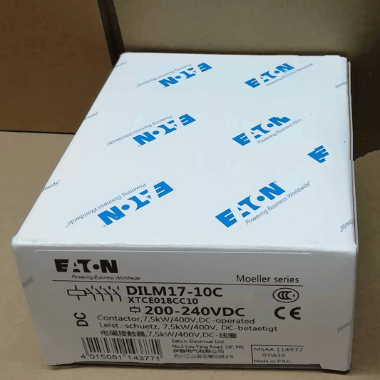 EATON Eaton Moeller DILM17-10C XTCE018CC10 200-240VDC Contactor