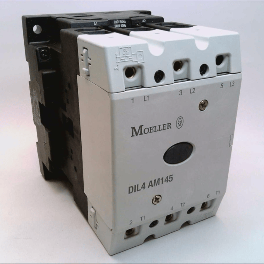 Eaton Moeller two-level Eaton (Klockner Moeller) DIL4AM145 Contactor, 142 A, 3‑Pole — Coil 230 VAC/50 Hz & 240 VAC/60 Hz