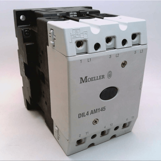 Eaton Moeller two-level Eaton (Klockner Moeller) DIL4AM145 Contactor, 142 A, 3‑Pole — Coil 230 VAC/50 Hz & 240 VAC/60 Hz