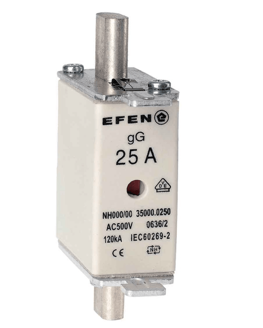 EFEN NH000 25A 500V 10pcs EFEN NH000 25A 500V Fuses