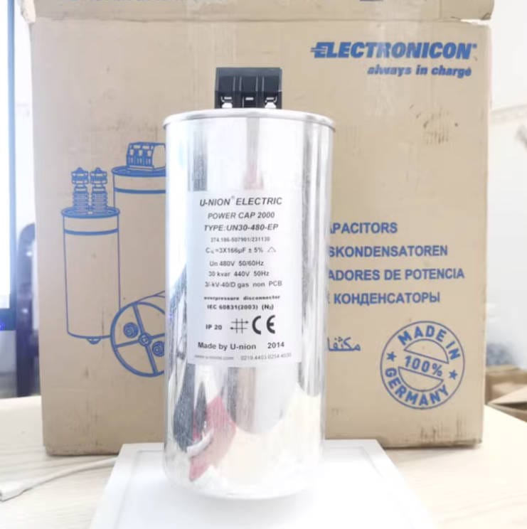 ELECTRONICON ELECTRONICON 275.186-516600/221K02 3x166uF 480VAC 440V Capacitor