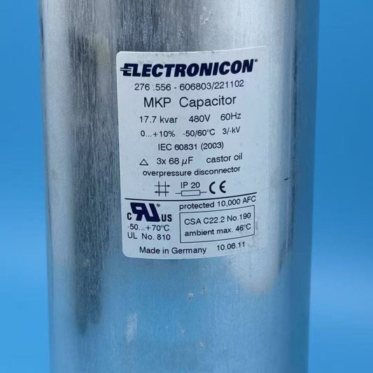 ELECTRONICON ELECTRONICON 276.556-606803 3x68uf Capacitor  (6 Pieces)