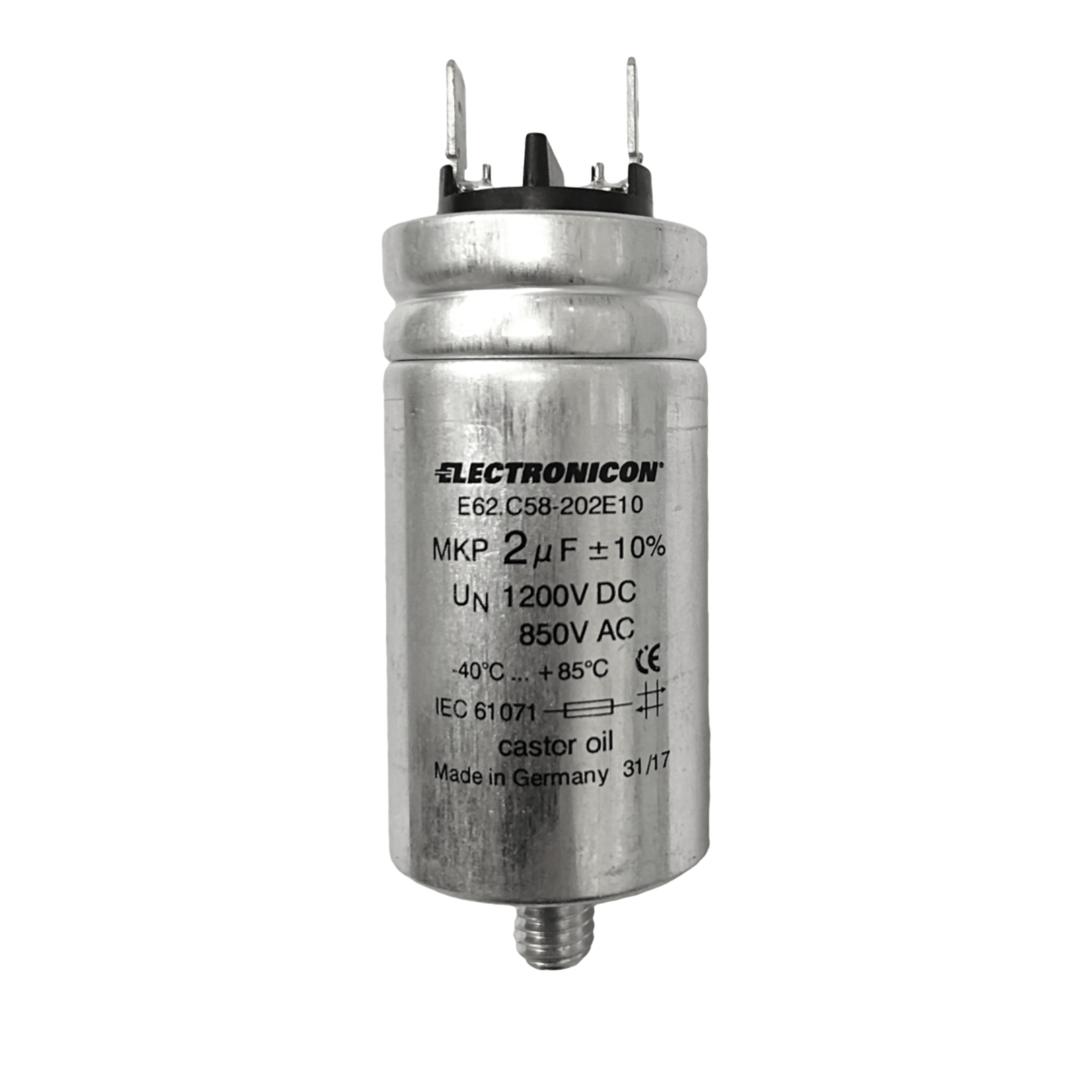 ELECTRONICON ELECTRONICON E62.C58-102E10 1u 1200 V Capacitor  (12 Pieces)